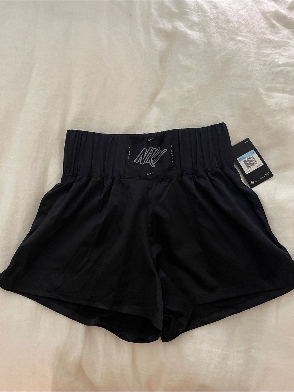 Nike Black Women’s High-Waist Athletic Shorts